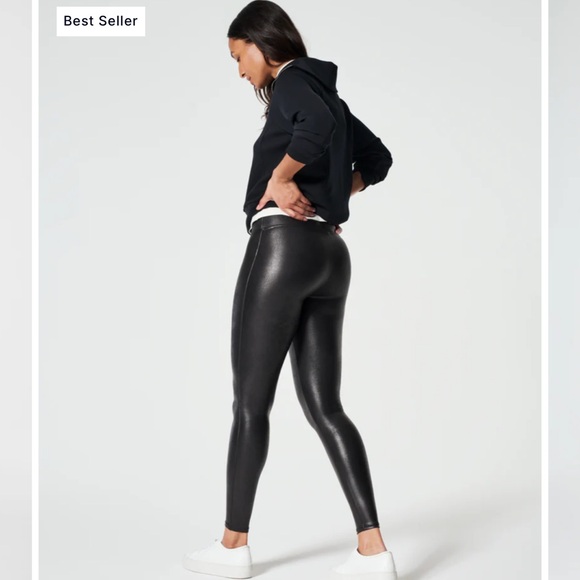 Spanx Faux Leather Leggings - Picture 3 of 8